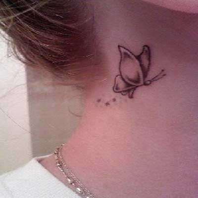 ایده تتو پروانه زیبا