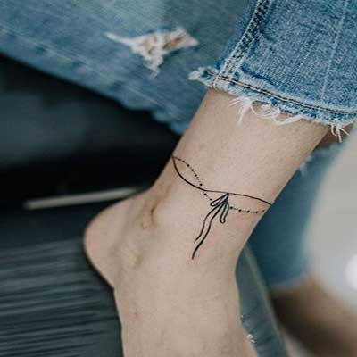 تتو مچ پا مدل پابند