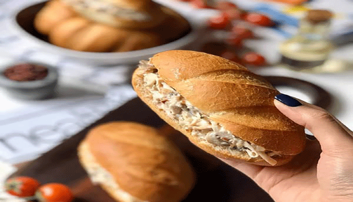 ساندویج مرغ برای ایدههای غذا با مرغ برای ناهار