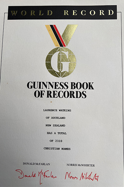 رکورد طولانی ترین اسم جهان