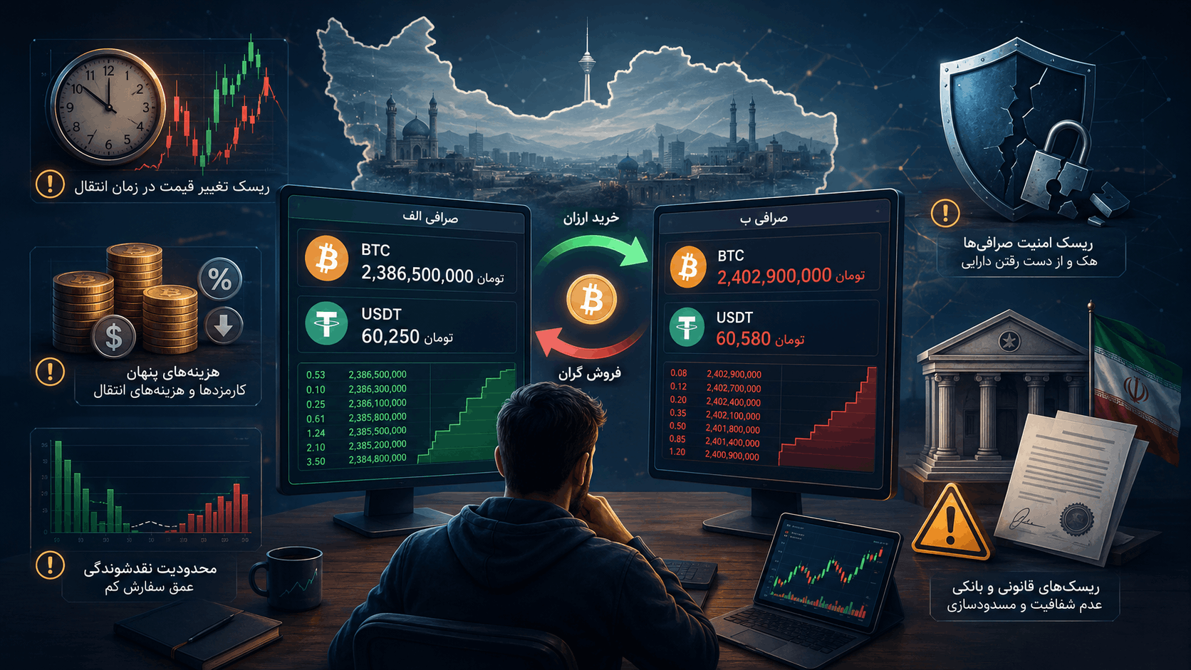 ریسک اربیتراژ رمز ارز